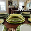 Bamboo-Inspired Melamine Plates